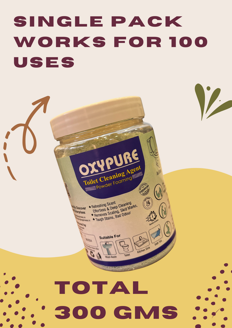 OxyPure Toilet Cleaning Agent - Hundred Percent Original Product - Money Back Guarantee