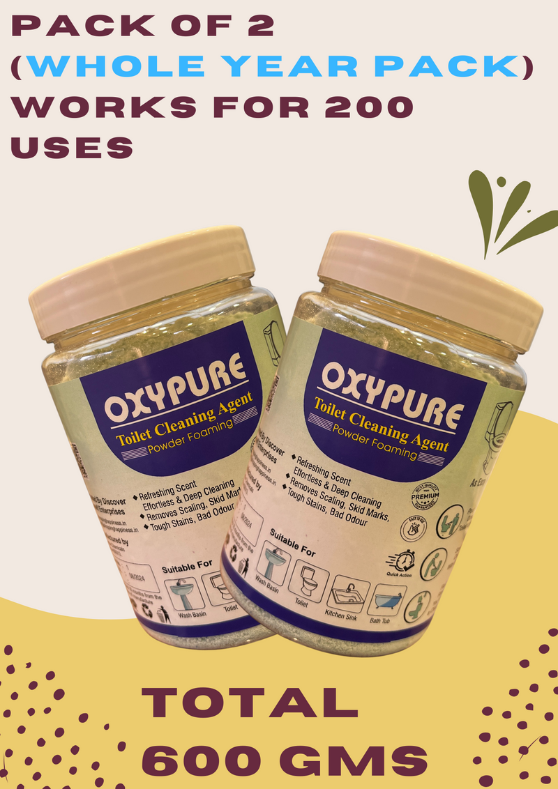 OxyPure Toilet Cleaning Agent - Hundred Percent Original Product - Money Back Guarantee