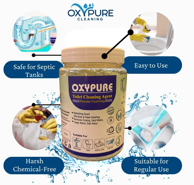 OxyPure Toilet Cleaning Agent - Hundred Percent Original Product - Money Back Guarantee